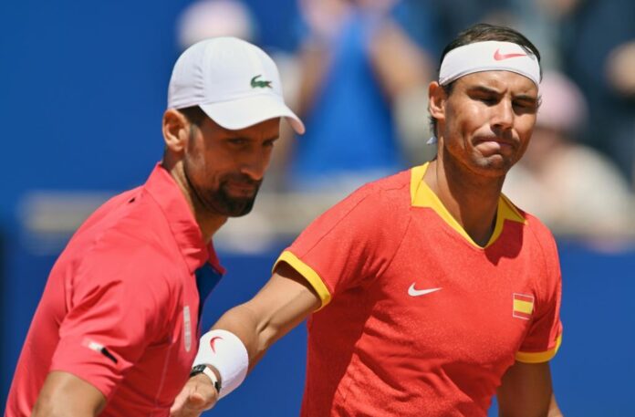 Novak na jednom sa nadalom


